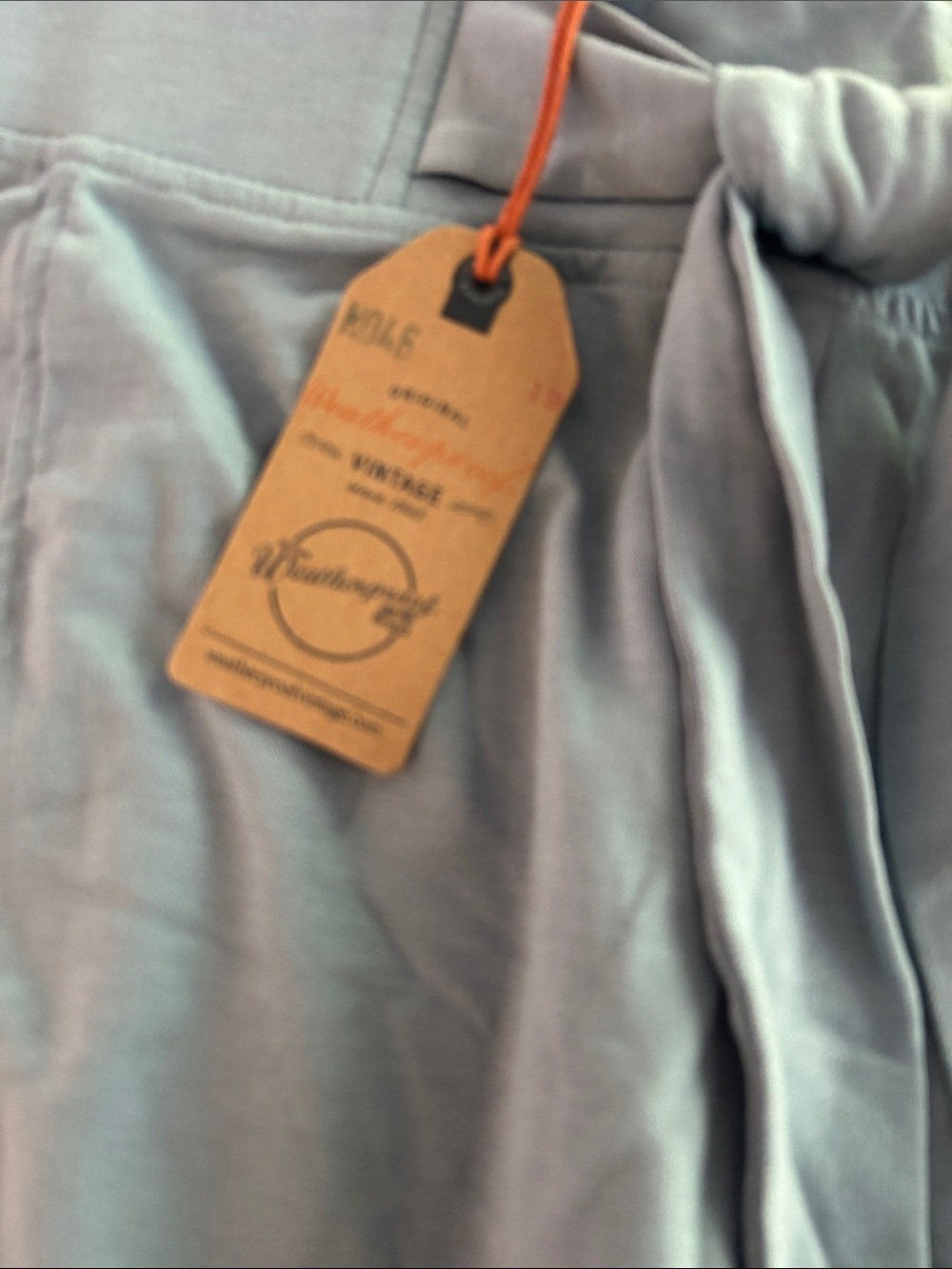 Light Blue Cozy Tie-Waist Jogger Pants/9 - Picture 2 of 4
